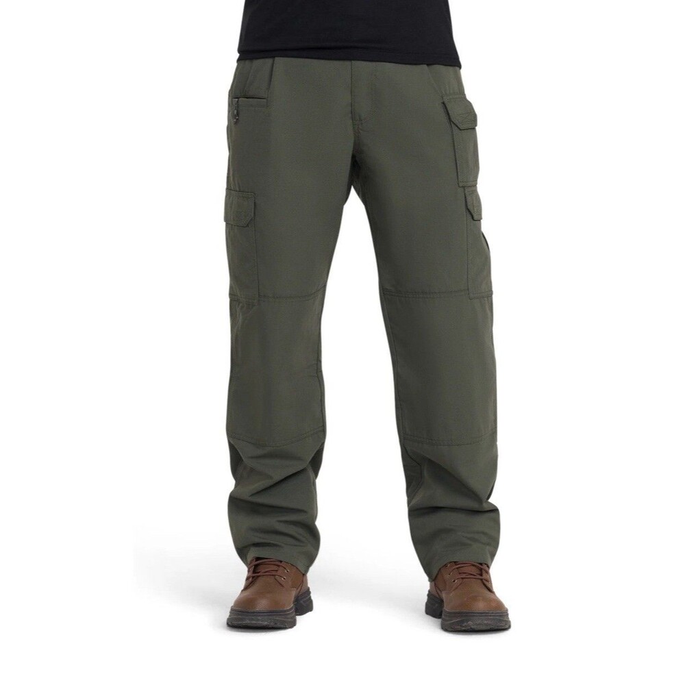5.11 Tactical Mens Regular Fit Taclite Pro Ripstop Cargo Pants 42/30 Green 190
